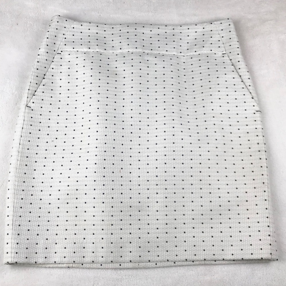 Ann Taylor woven cotton rayon skirt